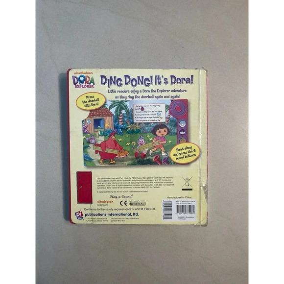 Dora the Explorer, Ding Dong! It's Dora! Audio Book - Picture 2 of 3